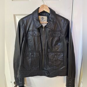 Lucky Brand Black Leather Jacket